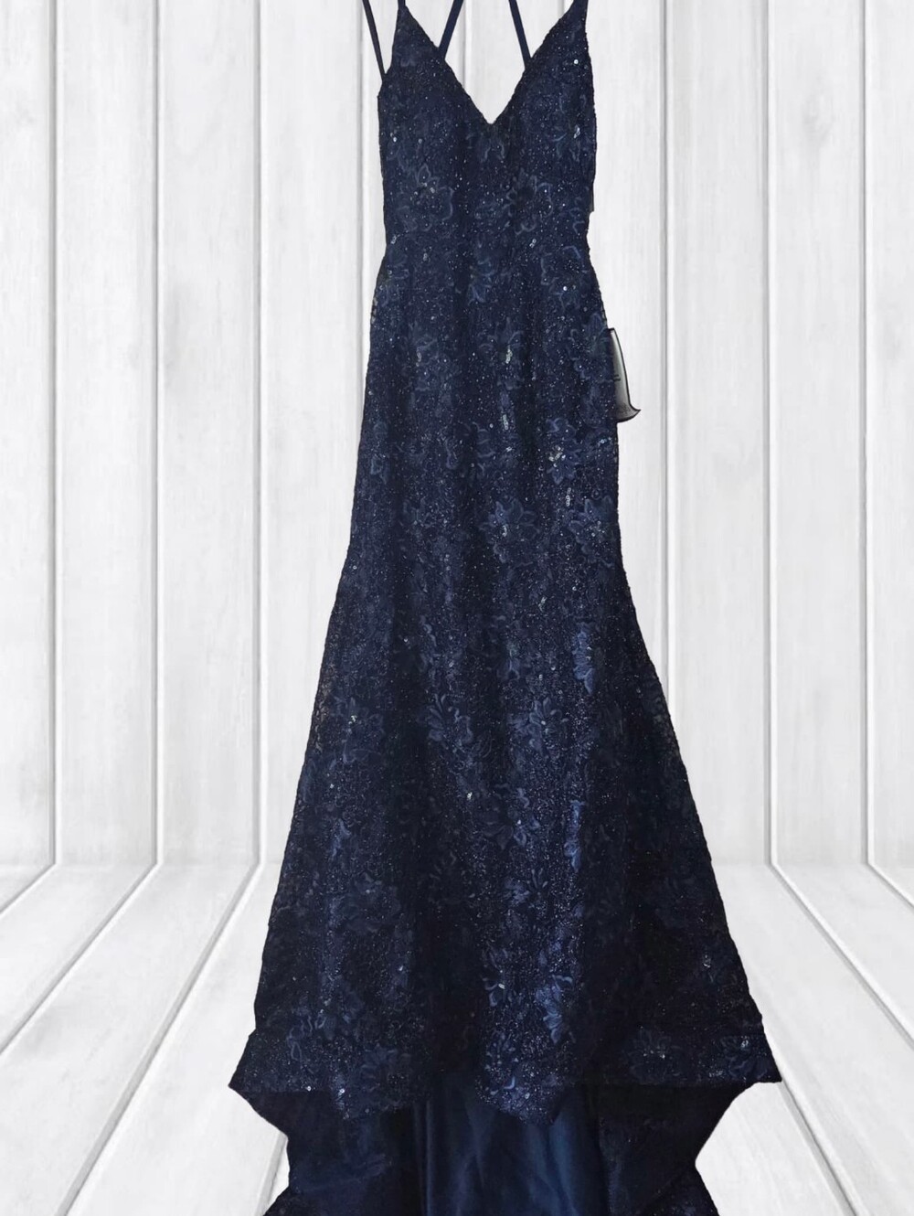 Betsy & Adam Navy Blue Dress